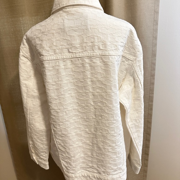 Women’s NWT Coach Reserve signature relaxed xl lightweight Jean Jacket - Picture 2 of 16